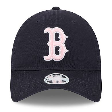 Women's New Era  Navy Boston Red Sox 2024 Mother's Day 9TWENTY Adjustable Hat