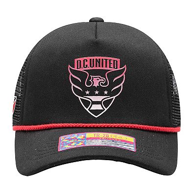 Men's Black D.C. United Atmosphere Trucker Adjustable Hat