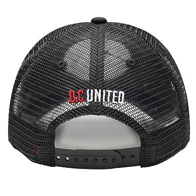 Men's Black D.C. United Atmosphere Trucker Adjustable Hat