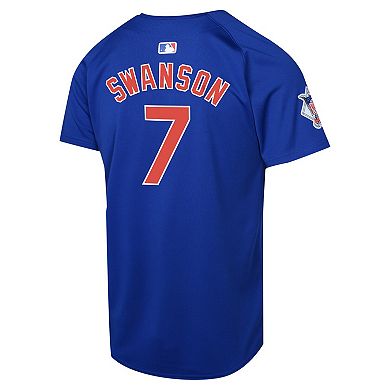 Youth Nike Dansby Swanson Royal Chicago Cubs Alternate Limited Player Jersey
