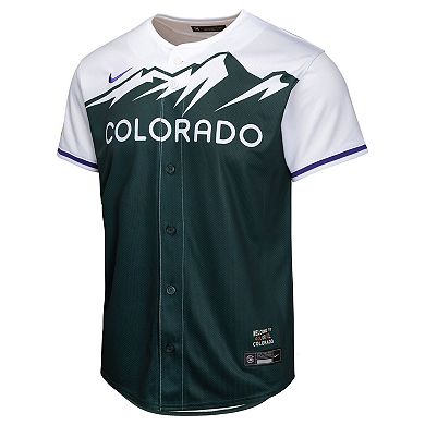 Youth Nike  Green Colorado Rockies City Connect Limited Jersey