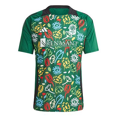 Men's adidas Green Nashville SC 2024 One Planet Pre-Match Top