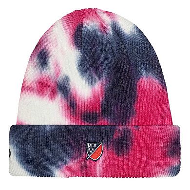 Men's New England Revolution Psychedelic Tie-Dye Cuffed Knit Hat