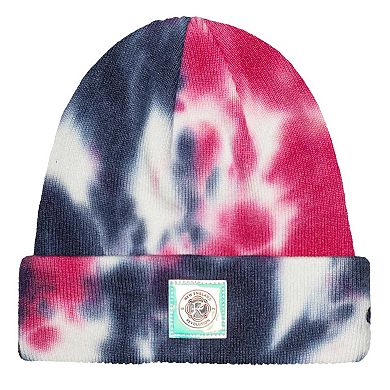 Men's New England Revolution Psychedelic Tie-Dye Cuffed Knit Hat