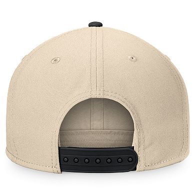 Men's Fanatics Branded Cream/Black Vegas Golden Knights Goalaso Snapback Hat