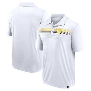 Men's Fanatics Branded White San Diego Padres Big & Tall Victory For Us Interlock Polo