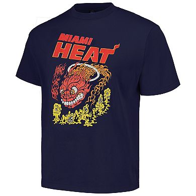 Unisex NBA x Brain Dead Navy Miami Heat Identify Artist Series T-Shirt