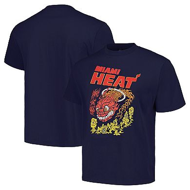 Unisex NBA x Brain Dead Navy Miami Heat Identify Artist Series T-Shirt