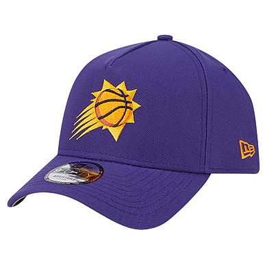 Men's New Era Purple Phoenix Suns A-Frame 9FORTY Adjustable Hat