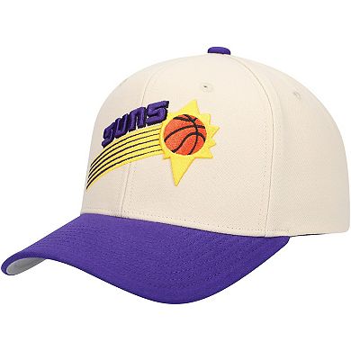 Men's Mitchell & Ness Cream Phoenix Suns Game On Two-Tone Pro Crown Adjustable Hat