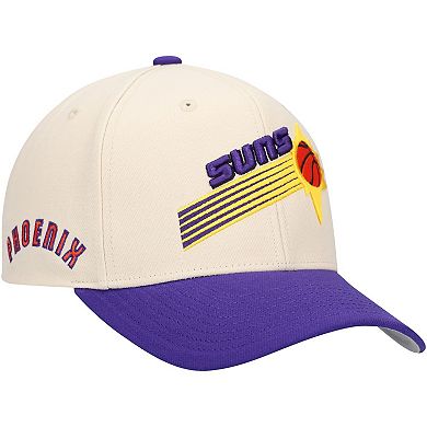 Men's Mitchell & Ness Cream Phoenix Suns Game On Two-Tone Pro Crown Adjustable Hat