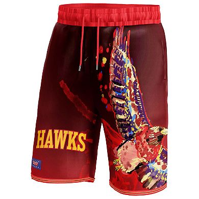 Unisex NBA & KidSuper Studios by Fanatics Red Atlanta Hawks Hometown Shorts