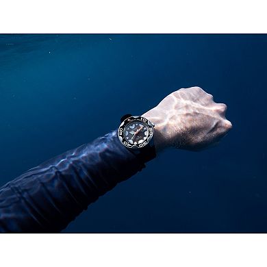 Citizen Men's Eco-Drive Promaster Dive Orca Stainless Steel Blue Rubber Strap Dive Watch