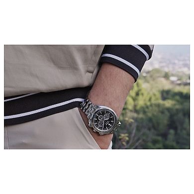 Citizen Men's Eco-Drive Carson Stainless Steel Bracelet Chronograph Watch - CA4540