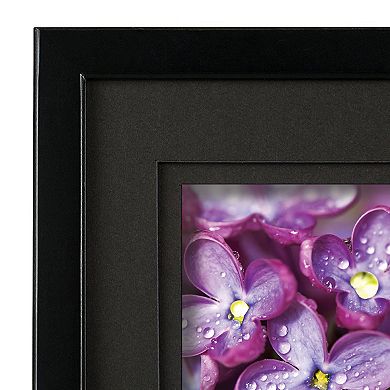 Gallery Solutions Double Matted 8" x 10" Wood Wall Frame