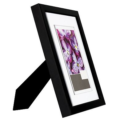 Gallery Solutions 5" x 7" Double Mat Contrast Tabletop Frame