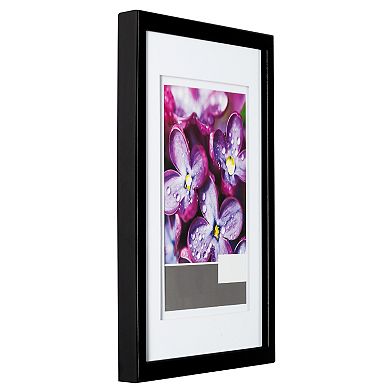 Gallery Solutions 8"x10" Double White Mat Wall Frame