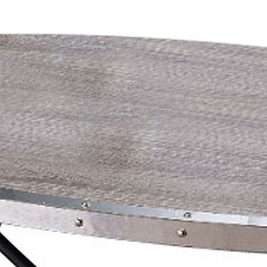 Vintage Coffee Table, Weathered Gray Oak