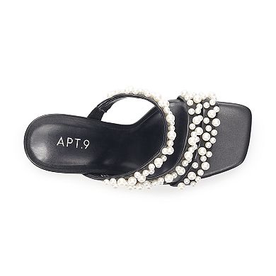 Apt. 9?? Patryce Women's Simulated Pearl Dress Sandals