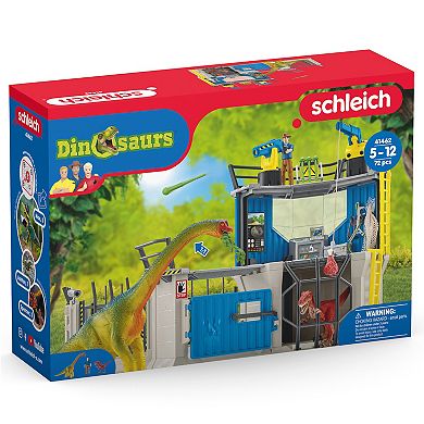 Schleich Dinosaurs Large Dino Research Station Toy 72-pc. Set