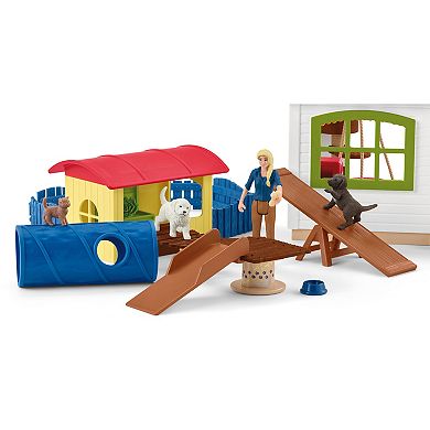 Schleich Farm World: Pet Hotel 54-Piece Animal Playset