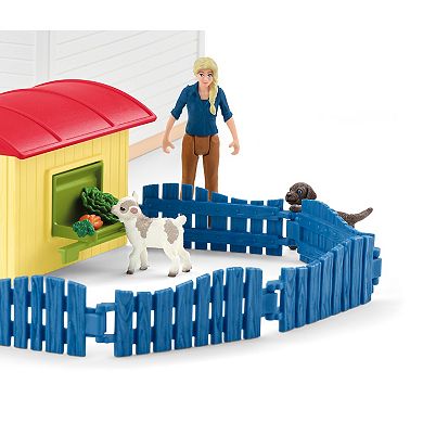 Schleich Farm World: Pet Hotel 54-Piece Animal Playset