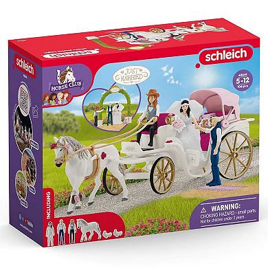 Schleich Horse Club: Wedding Carriage - 34-Piece Playset
