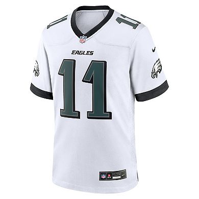 Men's Nike A.J. Brown White Philadelphia Eagles White Game Jersey