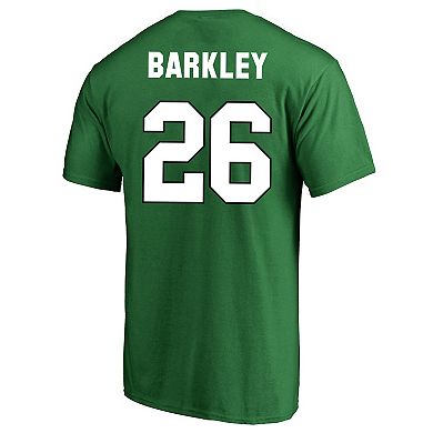 Men's Fanatics Branded Saquon Barkley Kelly Green Philadelphia Eagles Big & Tall Name & Number T-Shirt