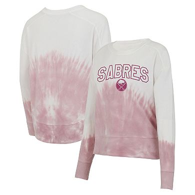 Women's Concepts Sport Pink/White Buffalo Sabres Orchard Tie-Dye Long Sleeve T-Shirt