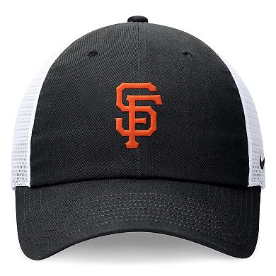 Men's Nike Black San Francisco Giants Club Trucker Adjustable Hat