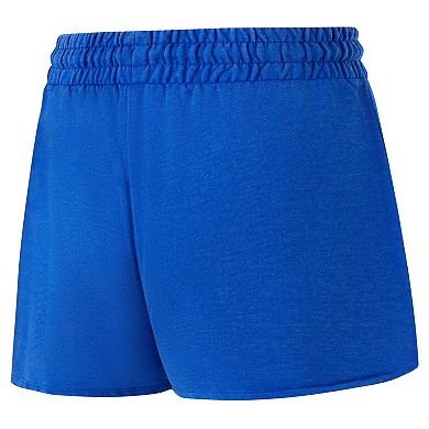 Women's Concepts Sport Blue New York Rangers Volley Fleece Shorts