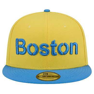 Men's New Era Light Blue Boston Red Sox City Connect 9FIFTY Snapback Hat