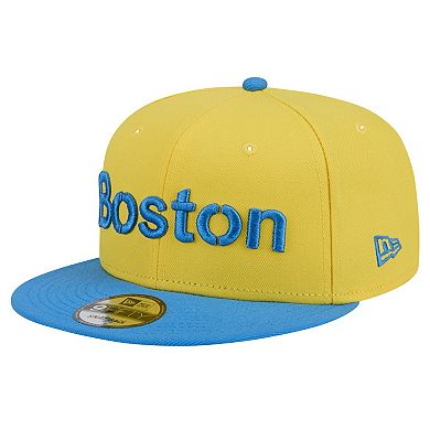 Men's New Era Light Blue Boston Red Sox City Connect 9FIFTY Snapback Hat