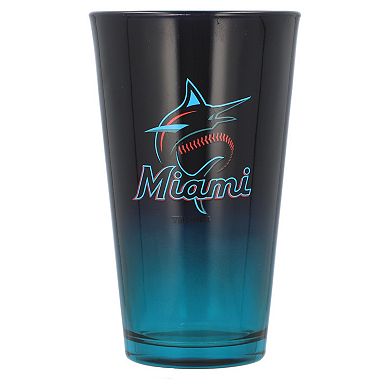 Miami Marlins 16oz. Ombre Pint Glass