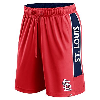 Men's Fanatics Branded Red St. Louis Cardinals Win The Match Defender Shorts