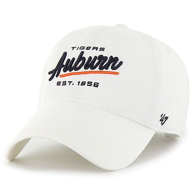 Women's '47 White Auburn Tigers Sidney Clean Up Adjustable Hat