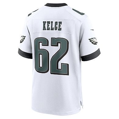 Men's Nike Jason Kelce White Philadelphia Eagles White Game Jersey