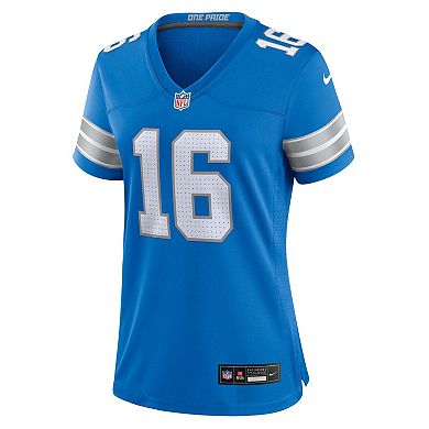 Women's Nike Jared Goff Blue Detroit Lions Game Jersey