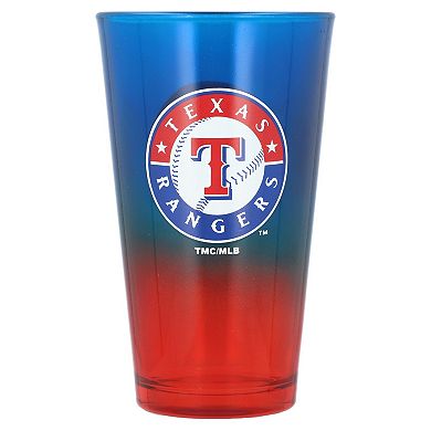 Texas Rangers 16oz. Ombre Pint Glass
