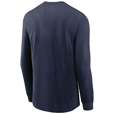 Youth Nike  Navy UConn Huskies 2024 NCAA Men's Basketball National Champions Long Sleeve T-Shirt