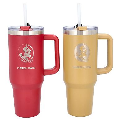 The Memory Company Florida State Seminoles 46oz. Home/Away Stainless Steel Colossal Tumbler Two-Pack