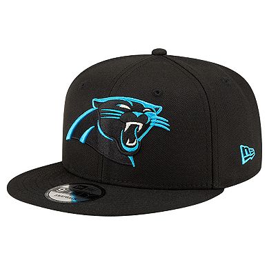 Men's New Era Black Carolina Panthers Basic 9FIFTY Snapback Hat