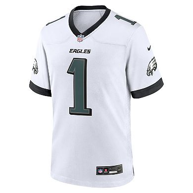 Men's Nike Jalen Hurts White Philadelphia Eagles White Game Jersey