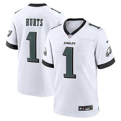 Men's Nike Jalen Hurts White Philadelphia Eagles White Game Jersey