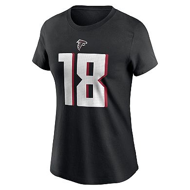 Women's Nike Kirk Cousins Black Atlanta Falcons Player Name & Number T-Shirt