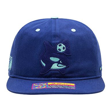 Men's Seattle Sounders FC Blue Bankroll Snapback Hat