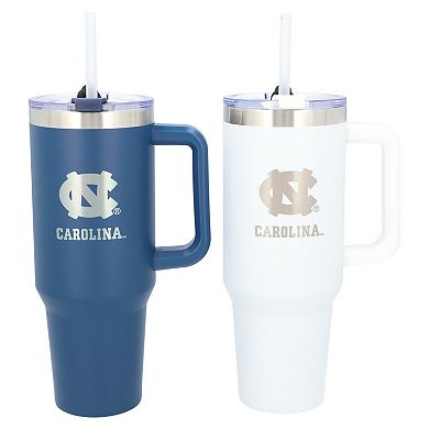 The Memory Company North Carolina Tar Heels 46oz. Home/Away Stainless Steel Colossal Tumbler Two-Pack