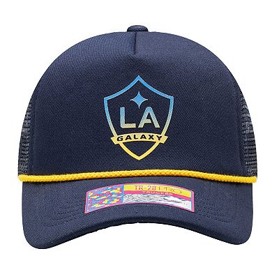 Men's Navy LA Galaxy Atmosphere Trucker Adjustable Hat