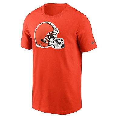 Men's Nike Orange Cleveland Browns Logo Essential T-Shirt